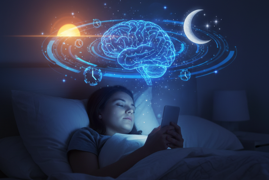 Effects of Blue Light on Sleep and Circadian Rhythm